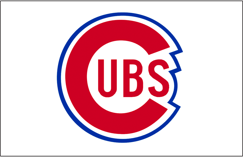 Chicago Cubs 1941-1956 Jersey Logo fabric transfer